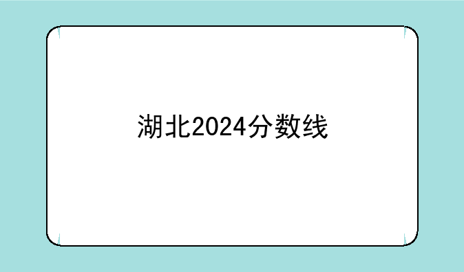 湖北2024分数线